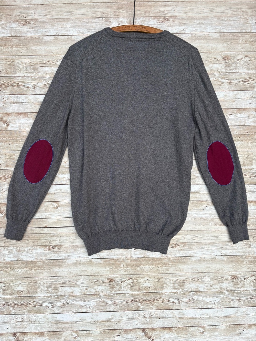 El Ganso Elbow Patch Pullover Sweater